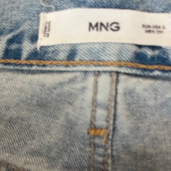 MNG Denim Long Skirt - Light Vintage Blue - Picture 2 of 4